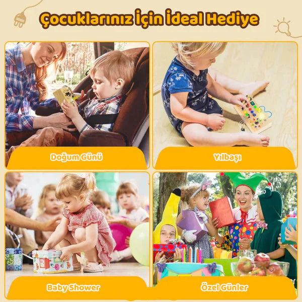 Montessori Işıklı Aktiviteli Pano
