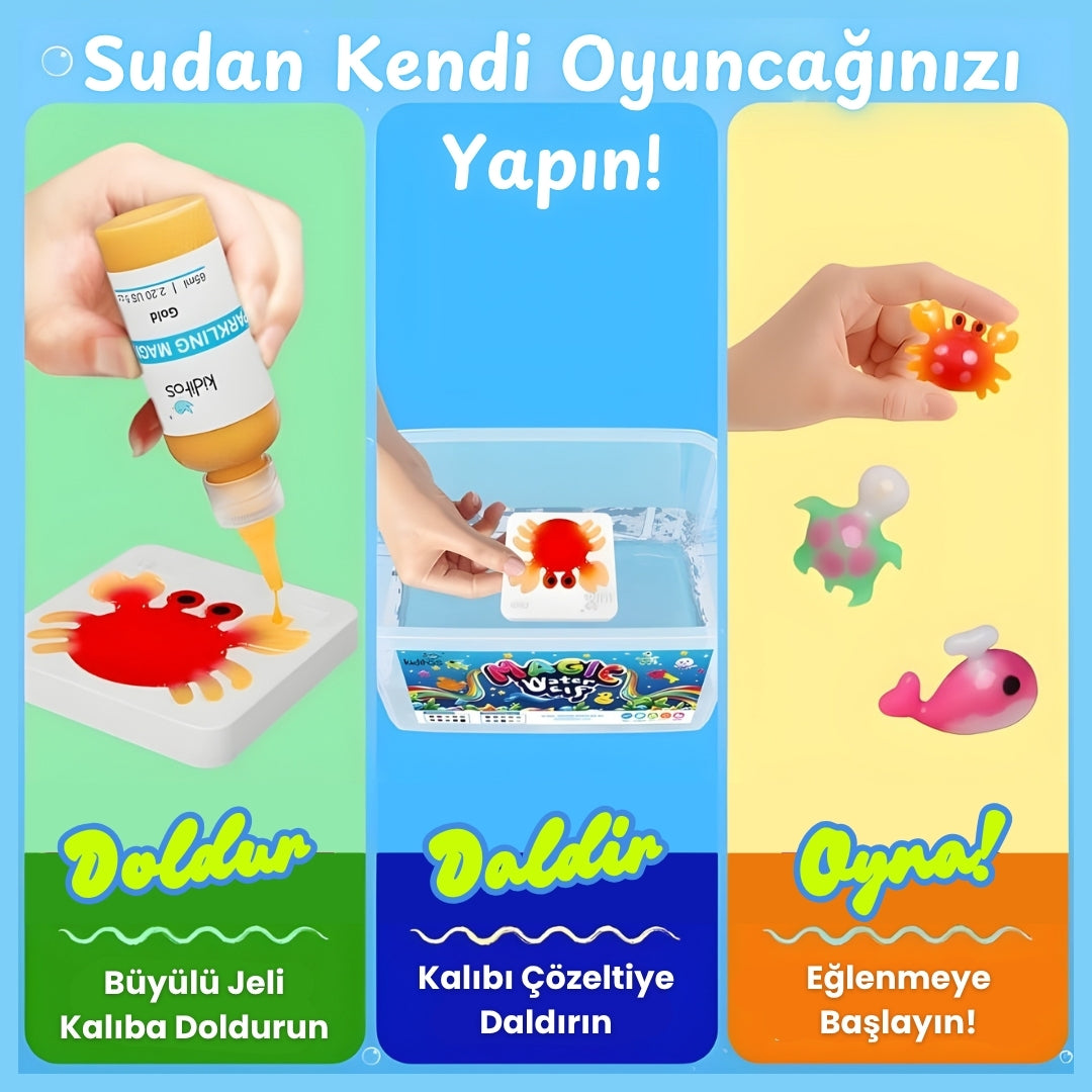 Montessori Büyülü Su ve Jel Kiti