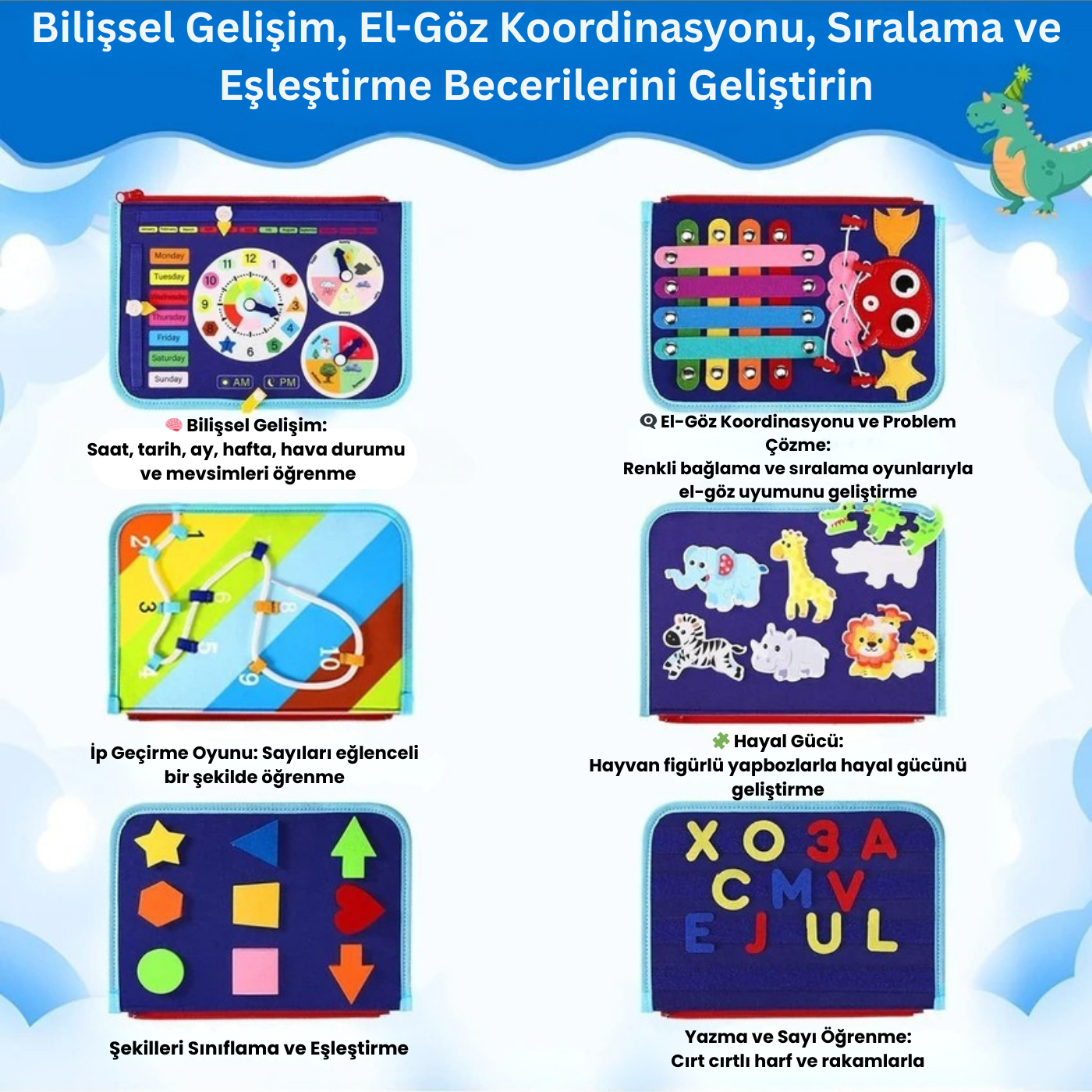 Montessori Aktivite Panosu