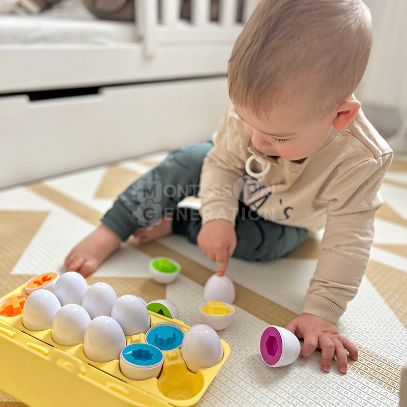 Montessori Eşleştirmeli Yumurtalar