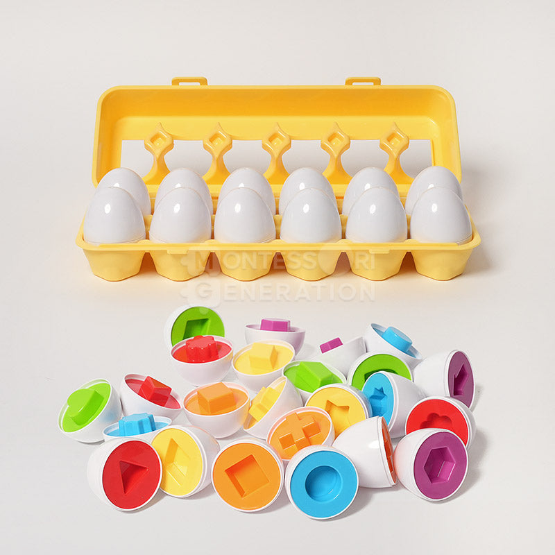 Montessori Eşleştirmeli Yumurtalar
