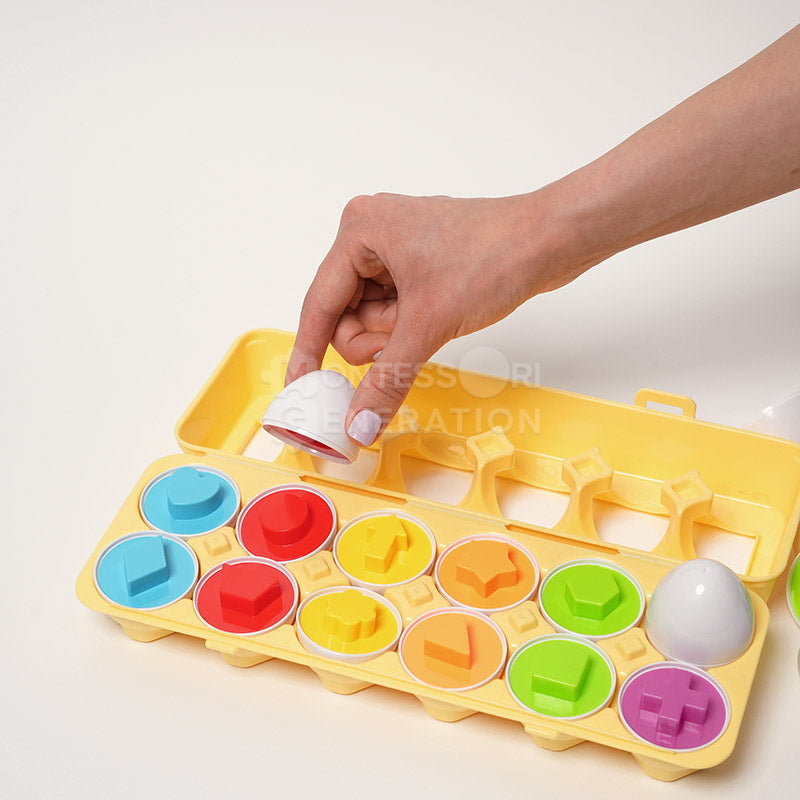 Montessori Eşleştirmeli Yumurtalar