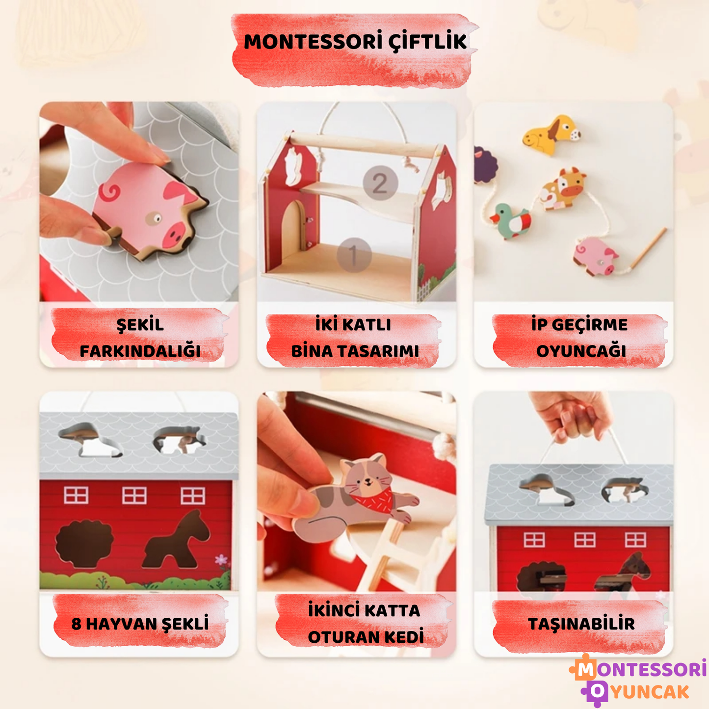 Montessori Eğlenceli Çiftlik