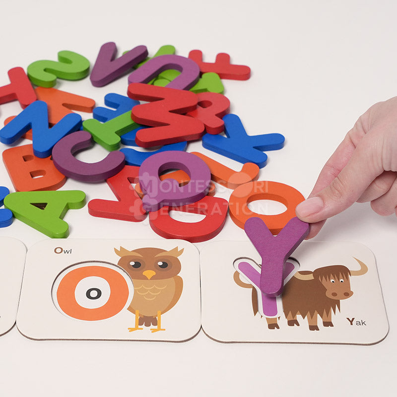 Montessori ABC Eşleştirme Kartları