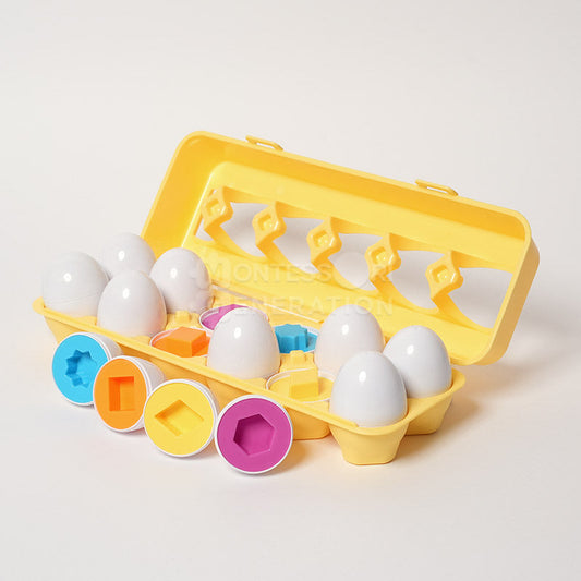 Montessori Eşleştirmeli Yumurtalar