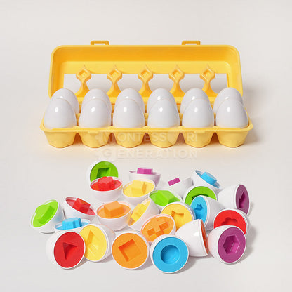 Montessori Eşleştirmeli Yumurtalar